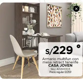 Tottus Armario Multifun Con Mesa Retract Tenerife oferta