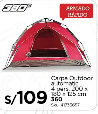 Tottus Carpa Outdoor Automatic oferta