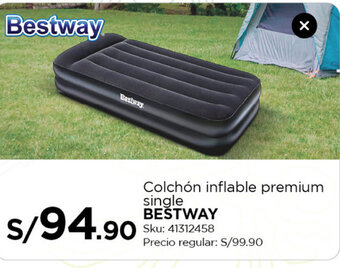 Tottus Colchón Inflable Premium Single oferta