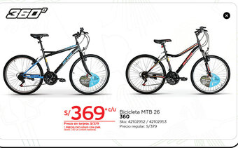 Tottus Bicicleta MTB 26 oferta