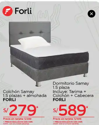 Tottus Colchón Samay 1.5 Plazas + Almohada oferta
