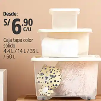 Plaza Vea Caja Tapa Color oferta