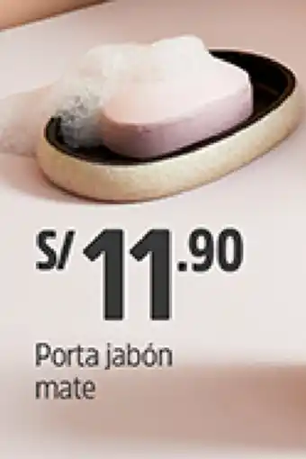 Plaza Vea Porta Jabón Mate oferta