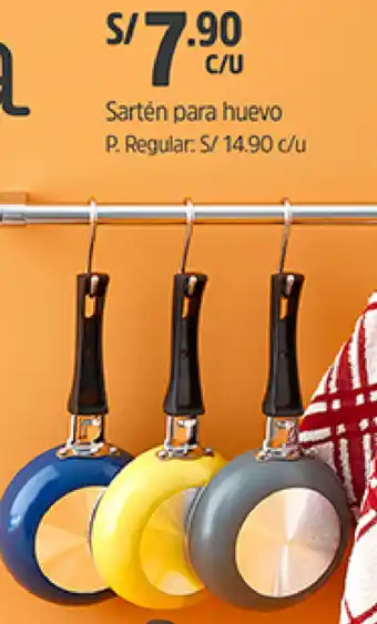 Plaza Vea Sartén Para Huevo oferta
