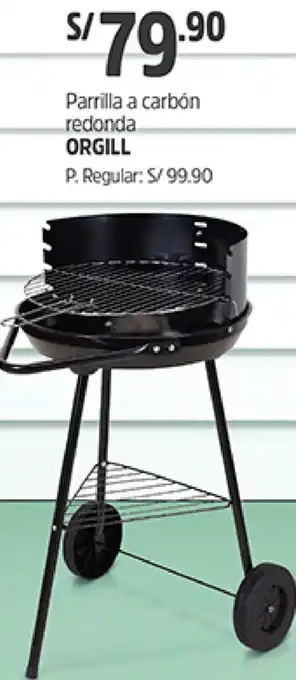 Plaza Vea Parrilla A Carbón Redonda oferta