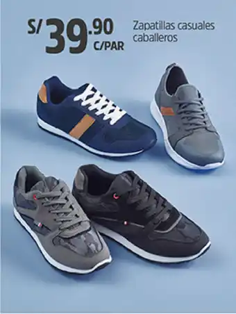 Plaza Vea Zapatillas Casuales Caballeros oferta