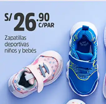 Plaza Vea Zapatillas Deportivas Niños y Bebés oferta