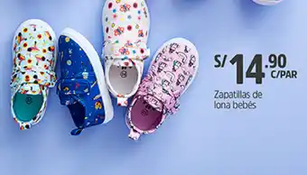 Plaza Vea Zapatillas De Lona Bebés oferta