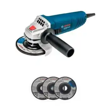 Maestro Esmeril angular 4 1/2 bosch gws850 + 3 discos oferta