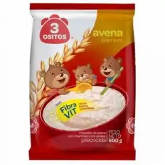 Freshmart Avena premium 3 ositos - bolsa 900gr - unidad oferta