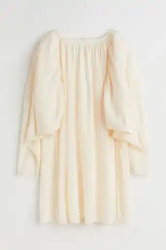 H&M Vestido maxivolumen con detalles bordados oferta