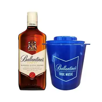 Almendariz Ballantine’s finest x 750 ml + 1 hielera ballantines de regalo oferta