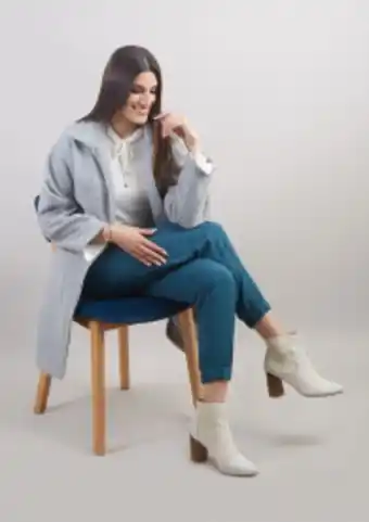 Michelle Belau Abrigo manga larga oferta