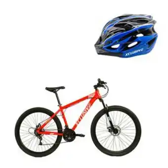 Tai Loy Bicicleta aluminio aro 29 rg freno disco hidraulico + casco azul l oferta