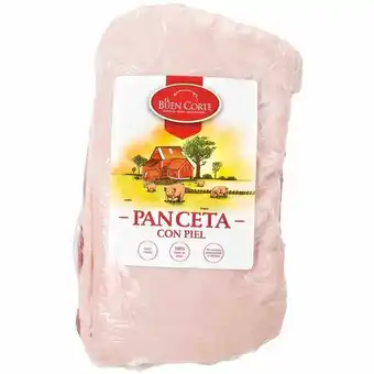 Vivanda Panceta de cerdo con hueso con piel el buen corte pro oferta