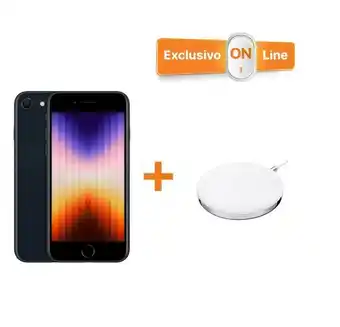 iShop Iphone se - 64gb - medianoche + cargador inalámbrico belkin especial edition 7.5w - blanco oferta