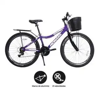 Tai Loy Bicicleta monark mirage city aro 26 morado oferta