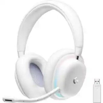 Logitech g735 aurora audífonos inalámbricos lightspeed rgb - blanco