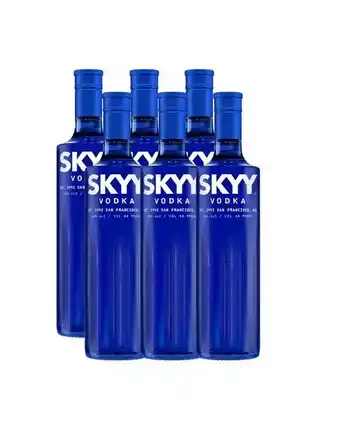 Sumon Licores Vodka skyy 750ml x6 oferta