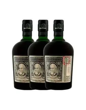 Sumon Licores Ron diplomatico reserva exclusiva 750ml x3 oferta