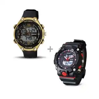 Hiraoka Reloj pulsera miray rpmc-101r + reloj pulsera miray rpmc-74d oferta