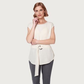 Fina Perú Blusa gina hueso oferta