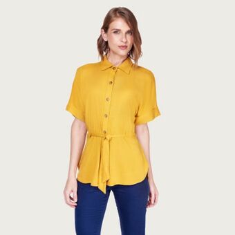 Fina Perú Blusa prima amarillo oferta
