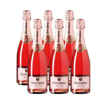 Juve & camps cinta purpura brut rosado x 750 ml x 6 bot.