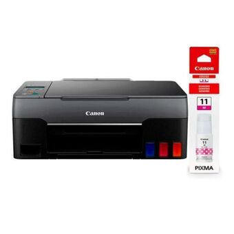 Hiraoka Impresora multifuncional canon pixma g2160 + botella de tinta canon gi-11 magenta oferta