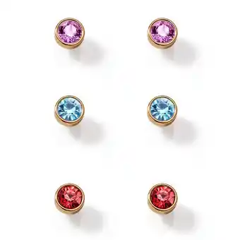 Ésika Estuche de aretes x3 cristal facet rm oferta