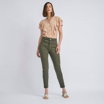 Fina Perú Pantalon pelquin verde oferta