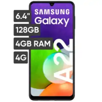 Carsa Celular 4g samsung galaxy a22 128gb 48mp negro oferta