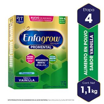 Mifarma Enfagrow premium promental preescolar niños 3 a 5 años sabor vainilla - caja 1.1 kg oferta