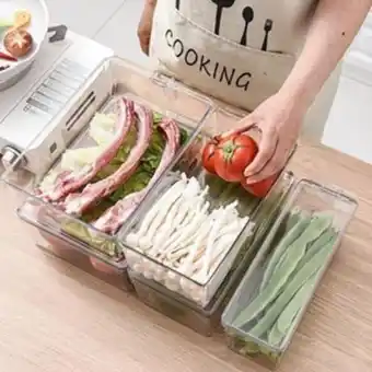 Linio Set x3 organizadores de refrigerador mul... oferta