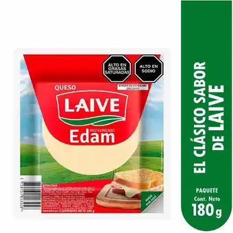 Vivanda Queso edam laive paquete 180g oferta