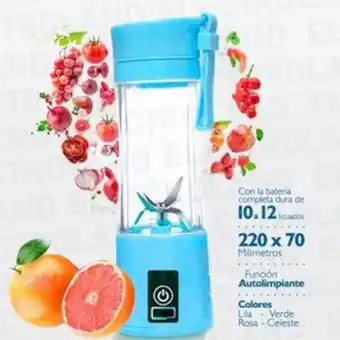 Linio Licuadora portátil inalambrica usb 6 ho... oferta
