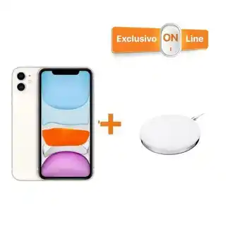 iShop Iphone 11 64gb blanco + cargador inalámbrico belkin especial edition 7.5w - blanco oferta