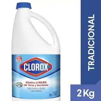 Tottus Lejía clorox tradicional 2 kg oferta