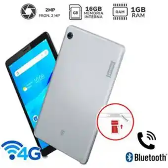 Linio Tablet lenovo con chip 7 4g tab m7 tb-73... oferta