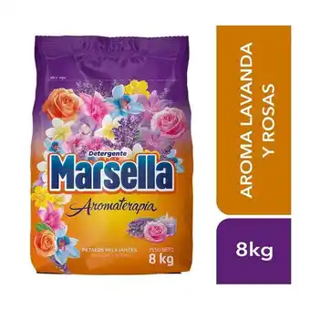 Tottus Detergente marsella aromaterapia 8 kg - bolsa x 8 kg oferta