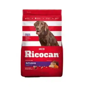 Tottus Comida para perros ricocan adultos sabor multisabores 8 kg - bolsa 8 kg oferta