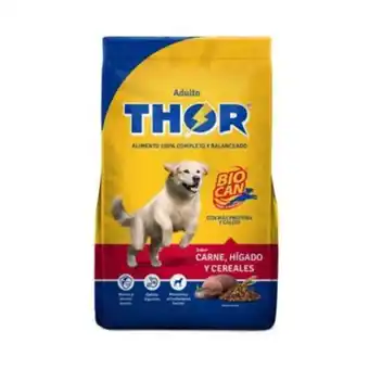 Tottus Comida para perros thor adultos sabor carne hígado y cereales 10 kg oferta