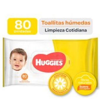 Metro Toallitas húmedas huggies limpieza básica classic 80un oferta