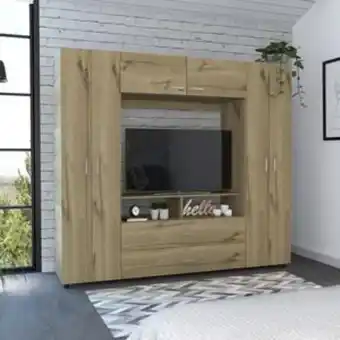 Tai Loy Closet manila 6 puertas para tv 46'' z-200 - duna/blanco oferta