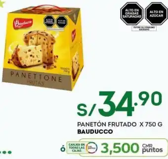 Tottus Panetón Frutado 750g Bauducco oferta