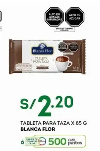 Tottus Blanca Flor Tableta para Taza x 85g oferta
