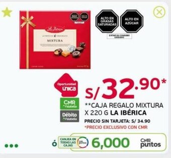 Tottus La Iberica Caja Regalo Mixtura x 220g oferta