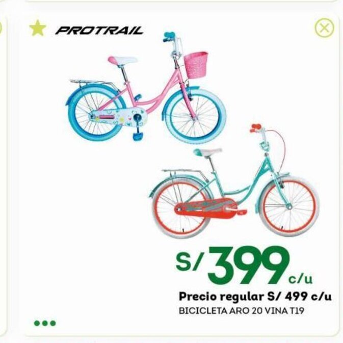 Bicicleta protrail tottus hot sale