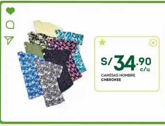Tottus Cherokee Camisas Hombre oferta