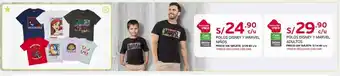 Tottus Polos Disney Y Marvel Niños oferta